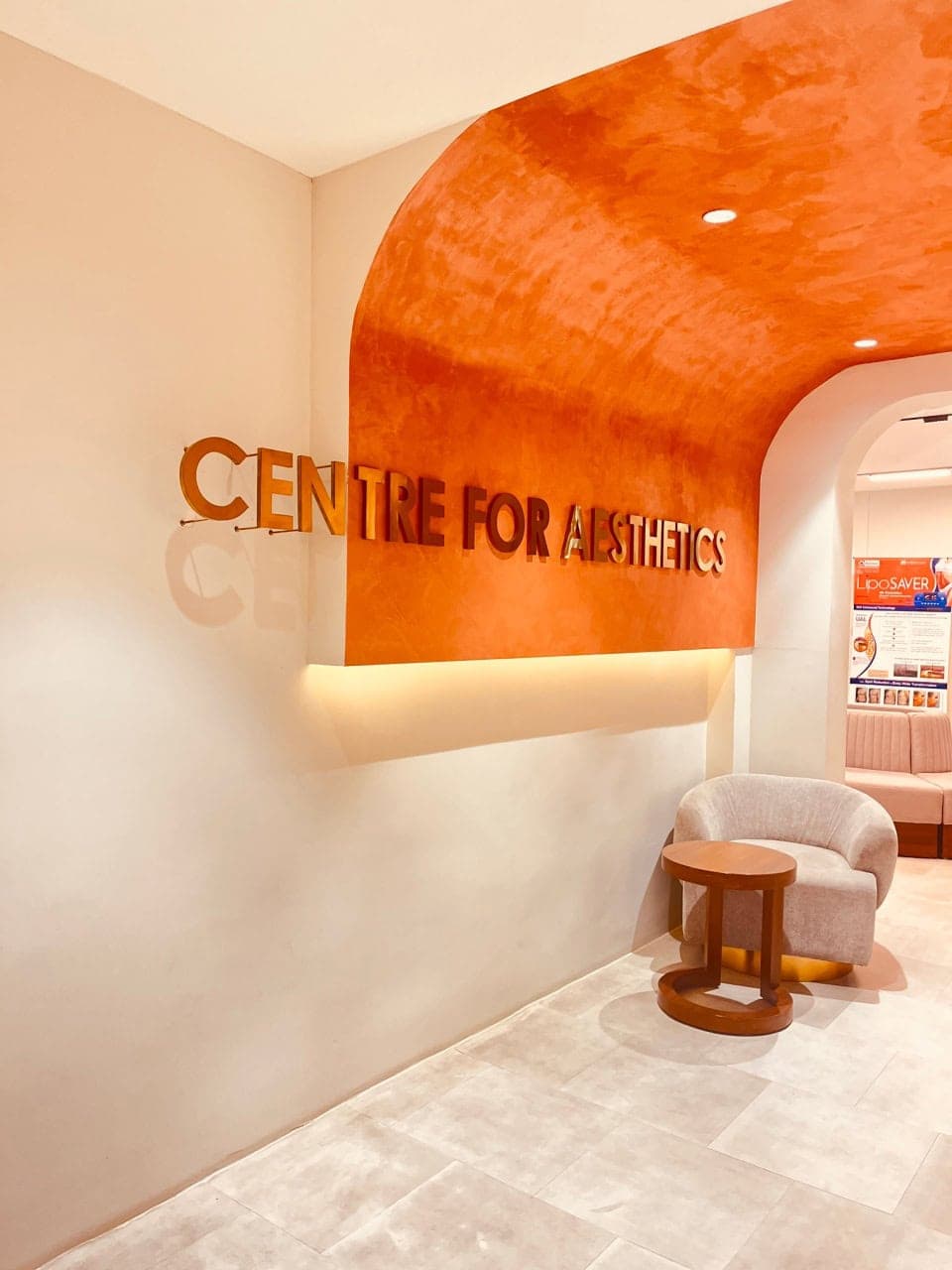 Centre for Aesthetics Gurgaon welcome area