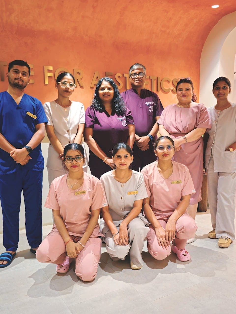 Centre for Aesthetics Gurgaon team group photo
